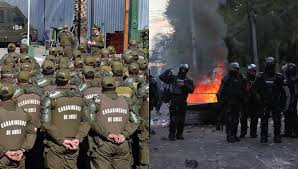 Los carabineros de chile, a police force with a lot of german roots that has always been (in)famous at their effectiveness of breaking up protests. El Lado Oscuro De Las Dos Policias Ejemplares De Latinoamerica Ciper Chile