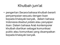 Tapi banyak di antara kita merasa bahwa itu suatu hal yang remeh. Khutbah Jum At Sebagai Sarana Pembinaan Ummat Ppt Download