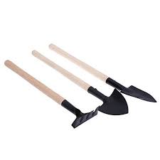 3pcs Mini Garden Shovel Tools Plant Pot Culture Harrow Spade Shovel Flower Planted Digging Tools Set More Garden Tool Organization Mini Garden Garden Tools
