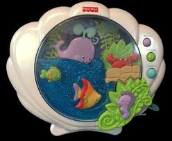 Fisher Price Ocean Wonders Under The Sea Crib Toy Aquarium Soothing Musical Ligh Ebay Crib Toys Foster Baby Baby Development
