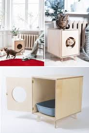 10 Ideas For Hiding Your Cats Litter Box Don T Sacrifice Style For Your Cat S Litter Box This Modern Lookin Diy Litter Box Litter Box Covers Cat Litter Box