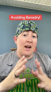 Benadryl has a lot of side effects and there are better options! Make sure  you are following @rubin_allergy, as he is an allergy expert and agrees,  Benadryl is not “fire” #allergy #medication #