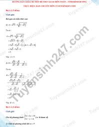 Check spelling or type a new query. Ä'ap An Ä'á» Thi Vao Lá»›p 10 Mon Toan Tá»‰nh Binh DÆ°Æ¡ng NÄƒm 2021