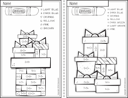 Combine math facts with coloring in this free printable color by number math worksheet. Km Classroom Free Christmas Color By Number Addition Within 10