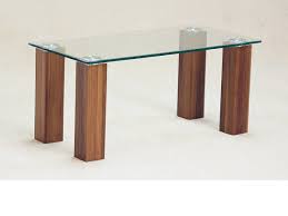 Discover our elaborate selection of oak coffee tables & add style to any space! Clear Glass Coffee Table With Dark Oak Finish Base Homegenies