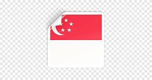 This flag was created with a text editor. Flag Of Singapore Flag Flag Sticker Png Pngegg