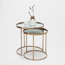 You can also filter out items that offer free shipping, fast delivery or free return to narrow. Image 1 Of The Product Round Gold Nest Of Tables Set Of 2 Tables Gigognes Mobilier De Salon Table De Chevet Ronde