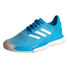 Adidas Sole Court Boost Clay Court Shoe Women Blue White