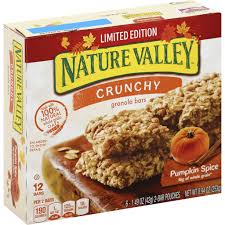 nature valley granola bars pumpkin
