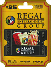 Over 200 gift cards for any occasion! Regal Entertainment Group 25 Gift Card 1 Ct Foods Co