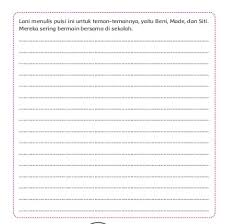 Karya Laniuntuk Beni Made Dan Sitiwahai Kawan Sejatikukamu Selalu Bermain Bersamakuselalu Brainly Co Id