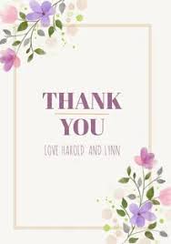 Maybe you would like to learn more about one of these? Free Wedding Thank You Card Templates Adobe Spark
