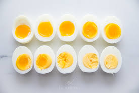 soft boiled and hard boiled eggs
