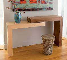 Stepped Console Todd Leback Wood Console Table Artful Home Another Ikea Expedit Makeover Domashnij Dekor Idei Domashnego Dekora Neobychnyj Dekor Doma