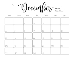 Cute December 2020 Calendar For Events New Planning Free Printable Calendar Template In 2020 Free Printable Calendar Printable Calendar Word December Calendar