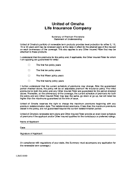 This binder may be cancelled by the company by notice to the insured in accordance with the policy conditions. Life Insurance Application Form Template Free Download