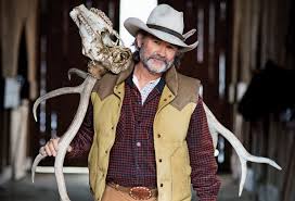 A hat worn by kurt russell in the film (courtesy of the irwin family); Kurt Russell Cowboys And Indians Magazine