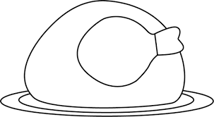 Black And White Cooked Turkey Clipart Black And White Cooked Turkey Turkey Clip Art Clip Art Cooking Turkey
