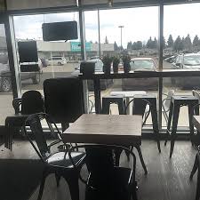 These tables are designed to occupy the center of your space. Anvil Coffee House Edmonton Restaurant Reviews Photos Phone Number Tripadvisor