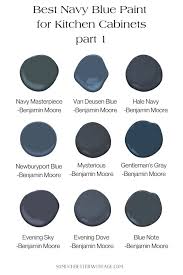 Best Navy Blue Paint Colors For Kitchen