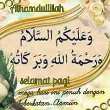 Jawab Salam Kutipan Selamat Pagi Selamat Pagi Kekuatan Doa