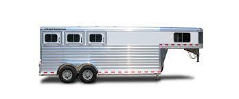 This makes towing and turning your trailer both easier and safer. Gooseneck Mustang Horse Trailer Elite Custom Aluminum Horse And Stock Trailers