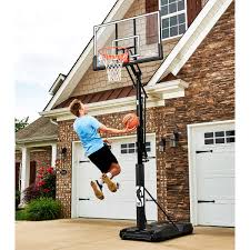 Spalding Accuglide 54 Acrylic Portable Basketball Hoop Costco