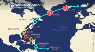 Deux d'entre eux se sont transformés en ouragans majeurs, qui sont de. Ouragan Dorian Le Deuxieme Plus Puissant En Atlantique Actualites La Chaine Meteo