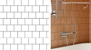 Tiles in a brick bond pattern are laid out in rows, with each row offset half a tile length from the row either side of it. 101 Guide To Lay Square Tiles Square Floor Wall Tiles Tile Giant