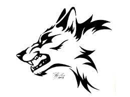 This will form the wolf's head. Wolf Head Howling Drawing Easy Novocom Top