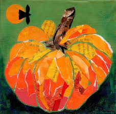 Mixed Media Pumpkin Collages Kdo Workshop October 27 Herbst Kunst Coole Kunstprojekte Kunstunterricht Grundschule