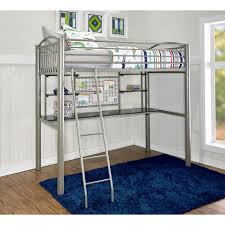 Loft bed with desk is great home ideas. Powell Gavin Contemporary Twin Loft Bed With Built In Desk And Usb Ports Wayside Furniture Loft Beds