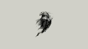 Eagle Bald Eagle Birds Simple Background Sketches Monochrome Animals Simple Artwork Digital Eagle Wallpaper Abstract Wallpaper Eagle Sketch