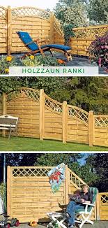 Alpholz Modern Holzzaun Ranki Holzzaun Zaun Sichtschutz Garten