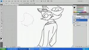 Adobe Photoshop Cs4 Tutorials: How To Draw Lineart And How To Color Using  Layers - Youtube
