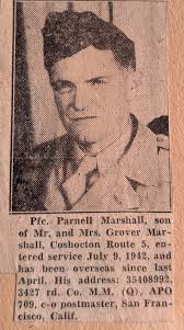 Coshocton County WWII historical collections and artifacts