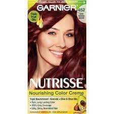 Garnier Nutrisse Nourishing Hair Color Creme 452 Dark Reddish Brown 1 Kit Walmart Com Temporary Hair Color Nourishing Hair Hair Color