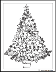 Tree coloring pages adults without leaves page life for. 25 Christmas Tree Coloring Pages Fun In The Snow