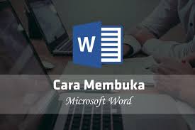 Cara Membuka Microsoft Word Di 2020 Microsoft Tanda Struktur Organisasi