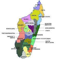 Carte madagascar, carte du monde. Carte De Madagascar Montrant Les 22 Regions Download Scientific Diagram