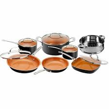 Amazon.Com: Gotham Steel Stainless Steel Premium 11” Frying Pan, Triple Ply  Reinforced With Super Nonstick Ti- Cerama Copper Coating And Induction  Capable Encapsulated Bottom – Dishwasher Safe: Home & Kitchen