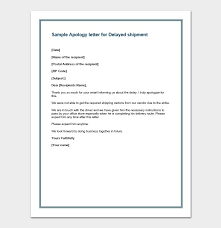 these are sample apology letter format to employees after the delay of salary payments by the finance manager, accounts manager, accounts director and accounts officer or hr manager and officer etc. Apology Letter For Delayed Shipment Sample Letter