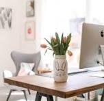 Here's a Cute Easter Desk Setup for Your Home Office - Twins ...
