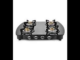 Sunflame gas stove with 3 burners price is very reasonable to afford and at the same time getting multiple burner facility for your amazing cooking sunflame stove offers 2 years warranty. Sunflame Glass Cooktop Crystal Metal 4 Burner Plus Bk Gas Stove Review Youtube
