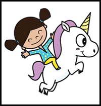 Cute drawings of animals inicorn. How To Draw Cartoon Unicorns Realistic Unicorns Drawing Tutorials Drawing How To Draw Unicorns Drawing Lessons Step By Step Techniques For Cartoons Illustrations