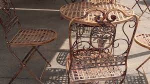 Coat the chairs with a good quality primer before finishing with fresh paint. How To Paint Metal
