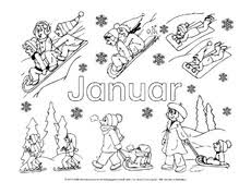 Jahreszeiten monate wochentage zaubereinmaleins designblog. Ausmalbilder Monate Die Jahreszeiten Jahreszeiten Hus Klasse 2 Grundschulmaterial De