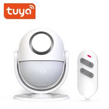Upon the detection of motion, this motion detector communicates an alert to the security system. Wifi Tuya Pir Motion Sensor Detector Build In Buzzle Battery Powered Home Alarm System Work With Ifttt Smart Life Sensor Detector Aliexpress