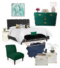 Decorate your space with inspiring interior designed rooms, styles and colors. Emerald Gold Inspiration Green Bedroom Decor Green Master Bedroom White Gold Bedroom