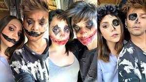 3 Maquillajes De Terror Faciles Y Rapidos En Pareja What The Chic Youtube